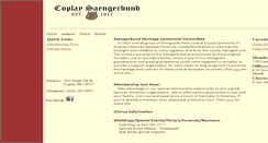 Desktop Screenshot of coplaysaengerbund.com